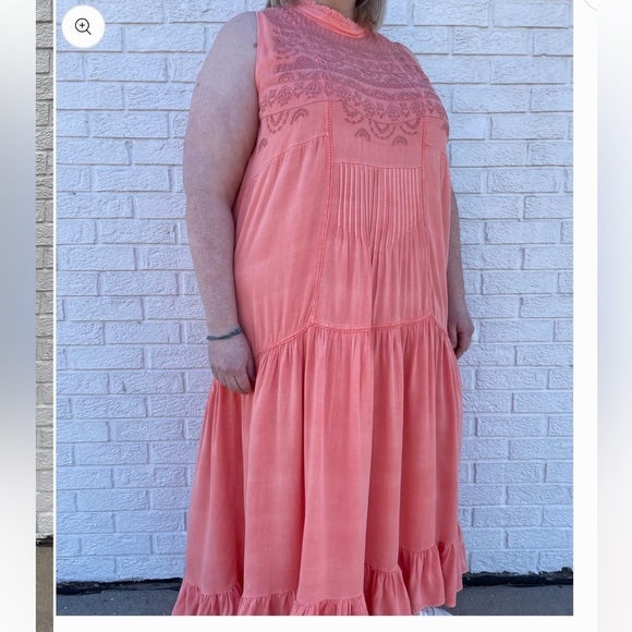 Given Kale Plus Size Sleeveless Boho Maxi/Midi Dress NWOT - Picture 1 of 15